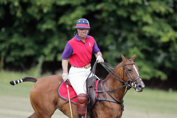Prince Charles Plays Polo At Beaufort