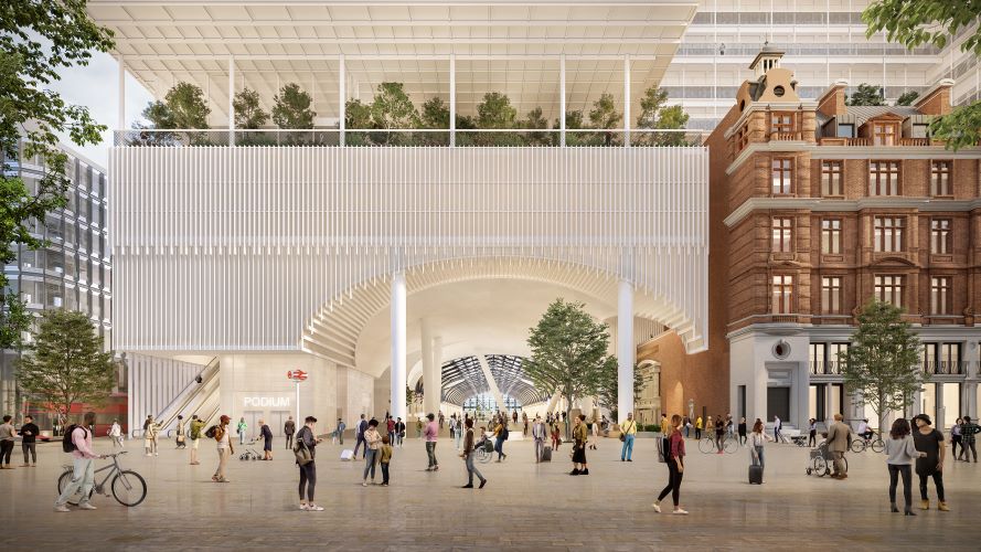 Liverpool Street plans: The station concourse would more than double under the proposals, from 6,465 to 13,488 square metres, with the number of escalators increasing by 150 per cent to ten from the current four