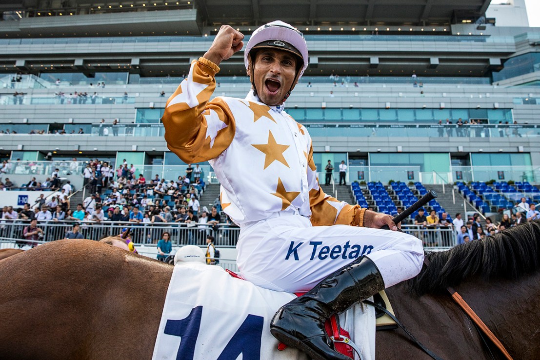 Karis Teetan has ridden 11 winners on Sha Tin’s all-weather surface this season