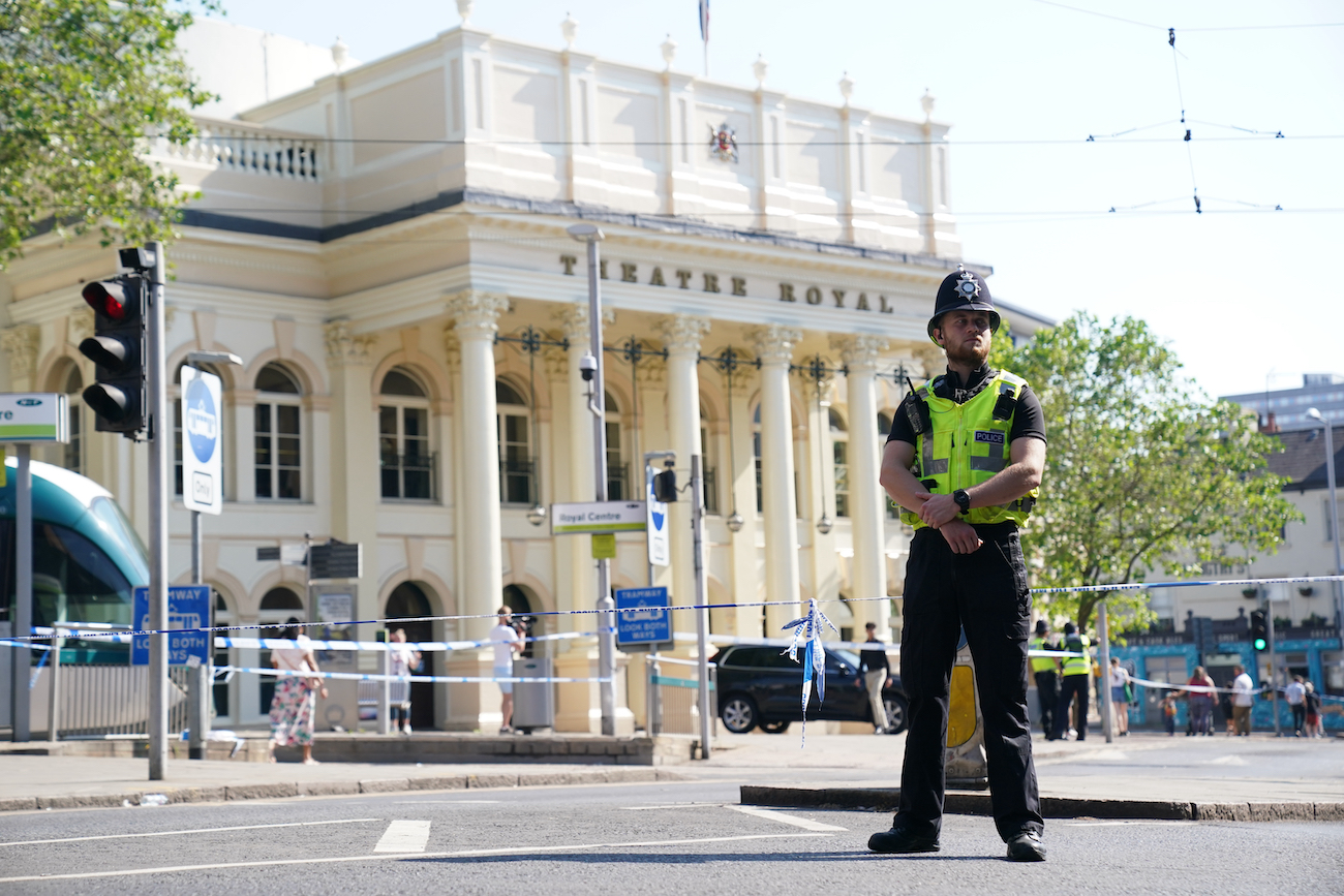 Man held on suspicion of murder after three killed in Nottingham
