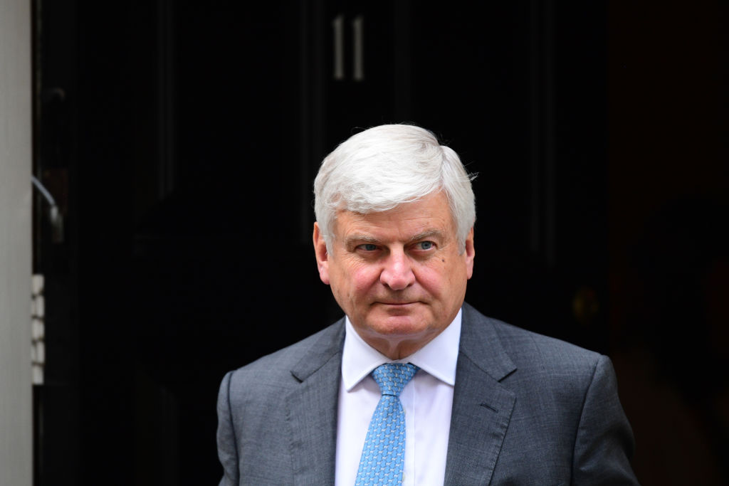 Thames Water boss and ex chairman of Aviva, Sir Adrian Montague, pictured here as he leaves a meeting at 11 Downing Street  (Photo by Leon Neal/Getty Images)