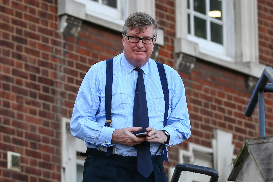 Crispin Odey, founding partner of Odey Asset Management.  Photographer: Hollie Adams/Bloomberg via Getty Images