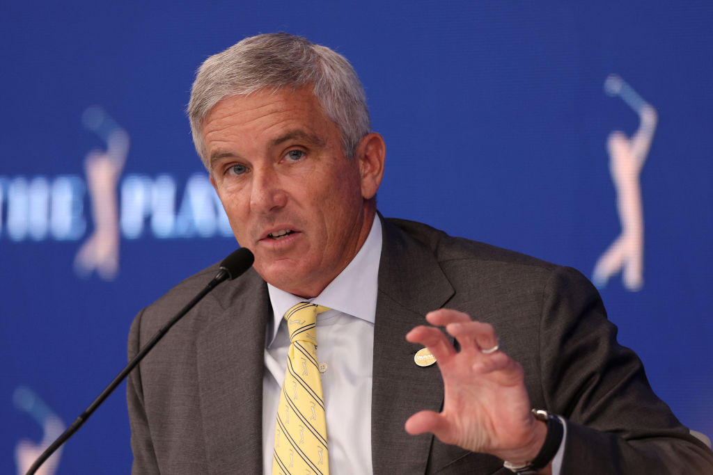 PGA Tour commissioner Jay Monahan was criticised by players for last week's U-turn