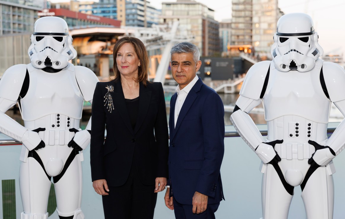 May the force be with you! Mayor Sadiq Khan at the Star Wars Celebration Europe 2023. (Photo by John Phillips/Getty Images)