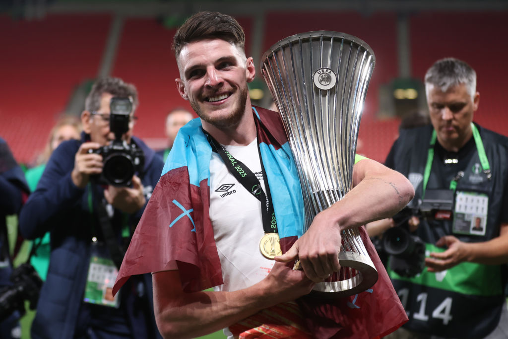 Arsenal are set to sign Declan Rice from West Ham for a British transfer record fee
