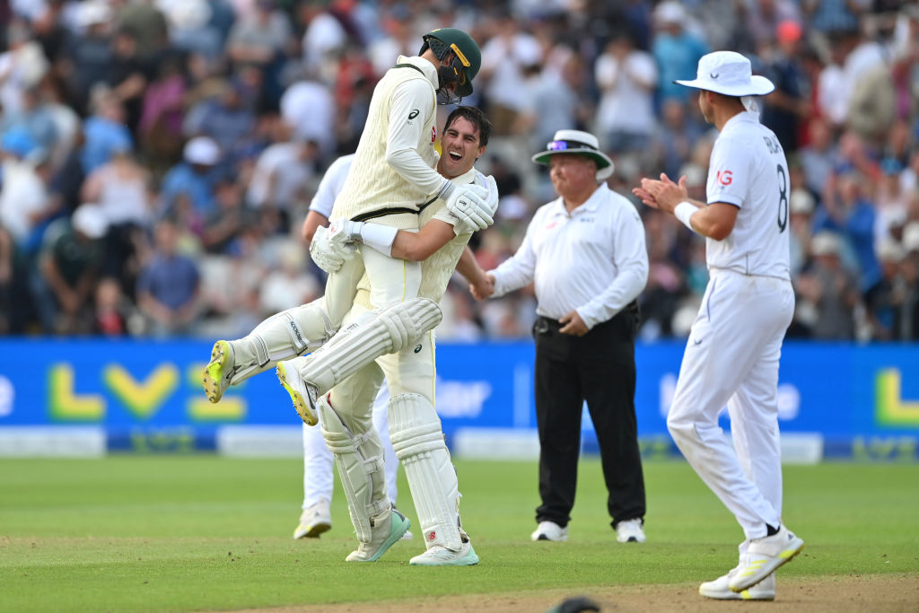 Australia scored 98 runs in the final session of the final day at Edgbaston to beat England by two wickets and take a 1-0 series lead in the 2023 Ashes.