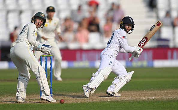 Australia are in the driving seat to win the only Women’s Ashes Test of the series after the tourists took five wickets in the final session of day four to leave England needing 152 with five wickets in hand.