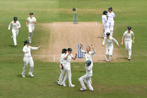 England's hopes of regaining the Women’s Ashes took a hit today as Australia won the only Test of the series by 89 runs.