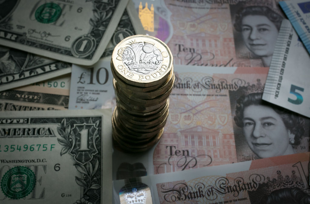 The UK’s currency may strengthen to $1.30 toward the end of this year, driven by traders piling into UK assets to capitalise on higher returns (Photo Illustration by Matt Cardy/Getty Images)