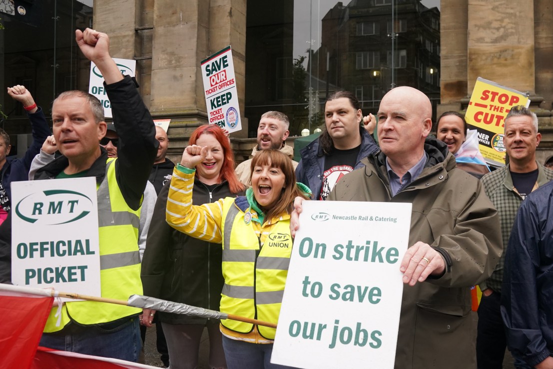 1 and 2 September will be blighted by yet more rail strikes. RMT general secretary Mick Lynch. Photo: Owen Humphreys/PA Wire