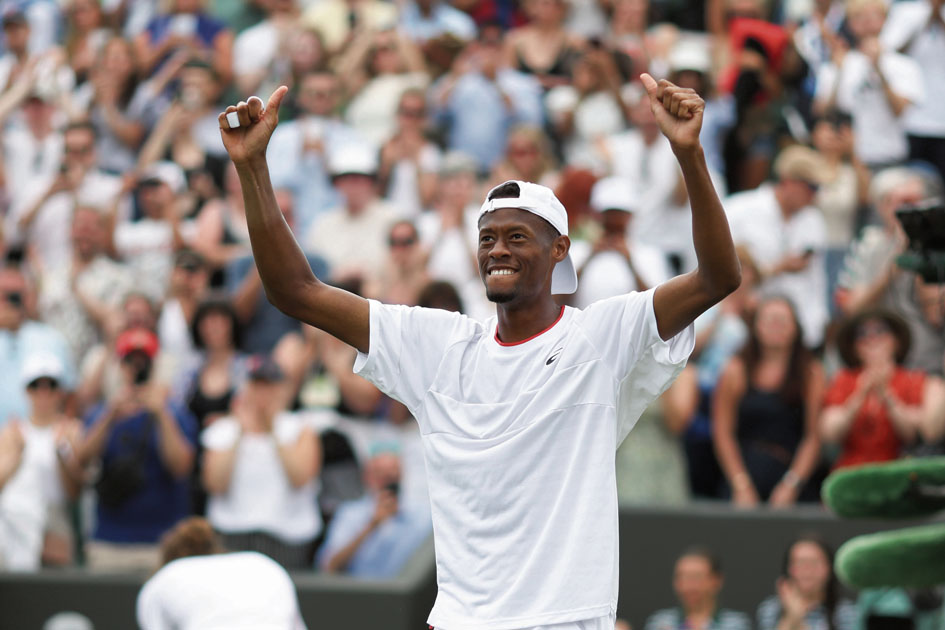 The mesmerising story of unseeded Christopher Eubanks continued at Wimbledon today as the American knocked out fifth seed Stefanos Tsitsipas in five sets on No2 Court.