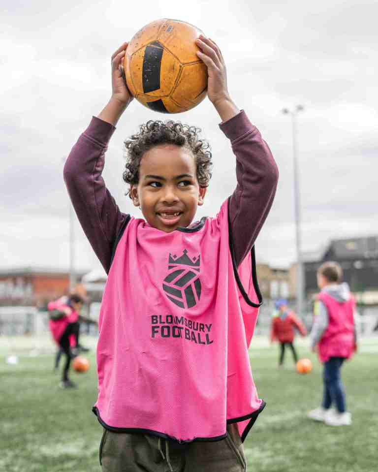 Bloomsbury Football has grown to working with 5,000 children a week in just five years