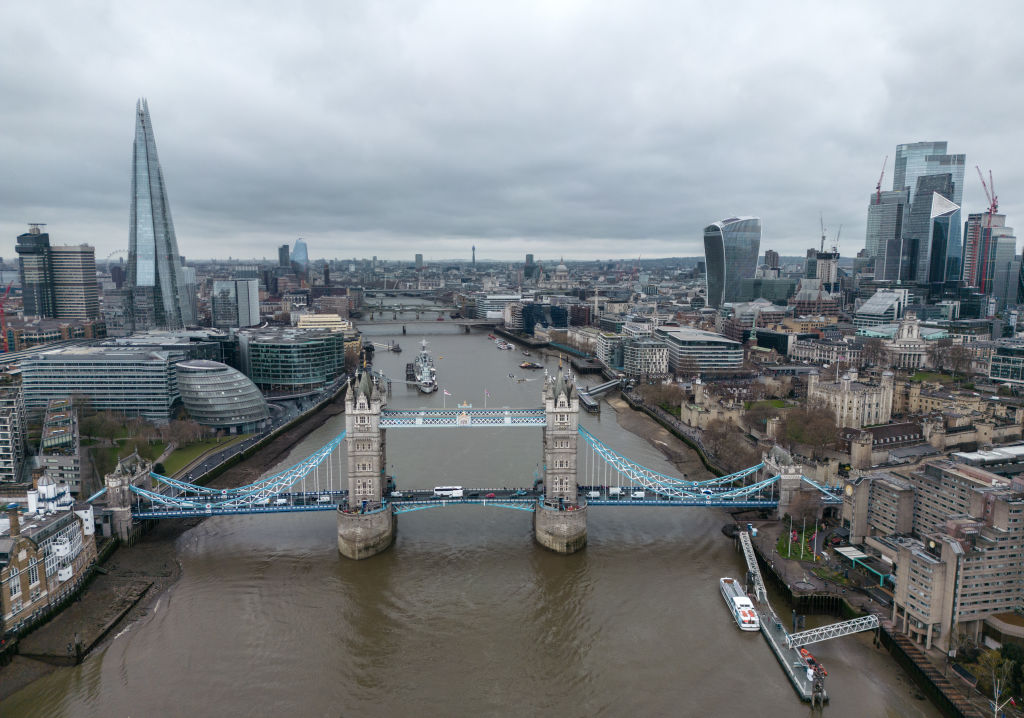 Economic growth in London in June was far above the UK average and even its closest competitor, the south east, according to NatWest’s latest regional purchasing managers’ index (PMI) (Photo by Carl Court/Getty Images)