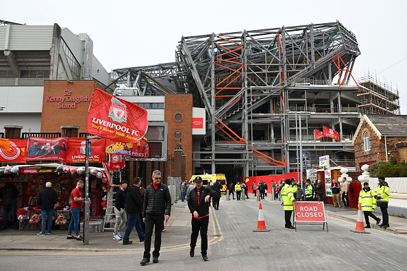 Liverpool's revamp of the Anfield Road End of their stadium will not be open in time for the start of the new season, the club have confirmed.