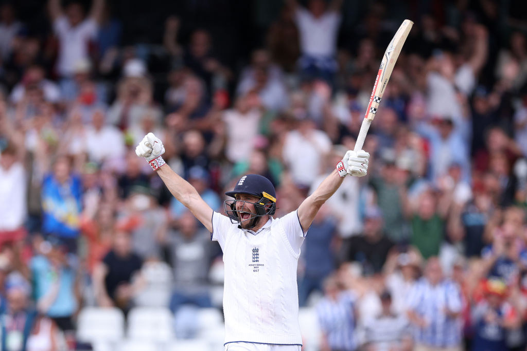 Chris Woakes insisted that nerves didn&rsquo;t come into play until England needed just four runs after the all-rounder hit the winning shot against Australia at Headingley to keep the Ashes series alive.