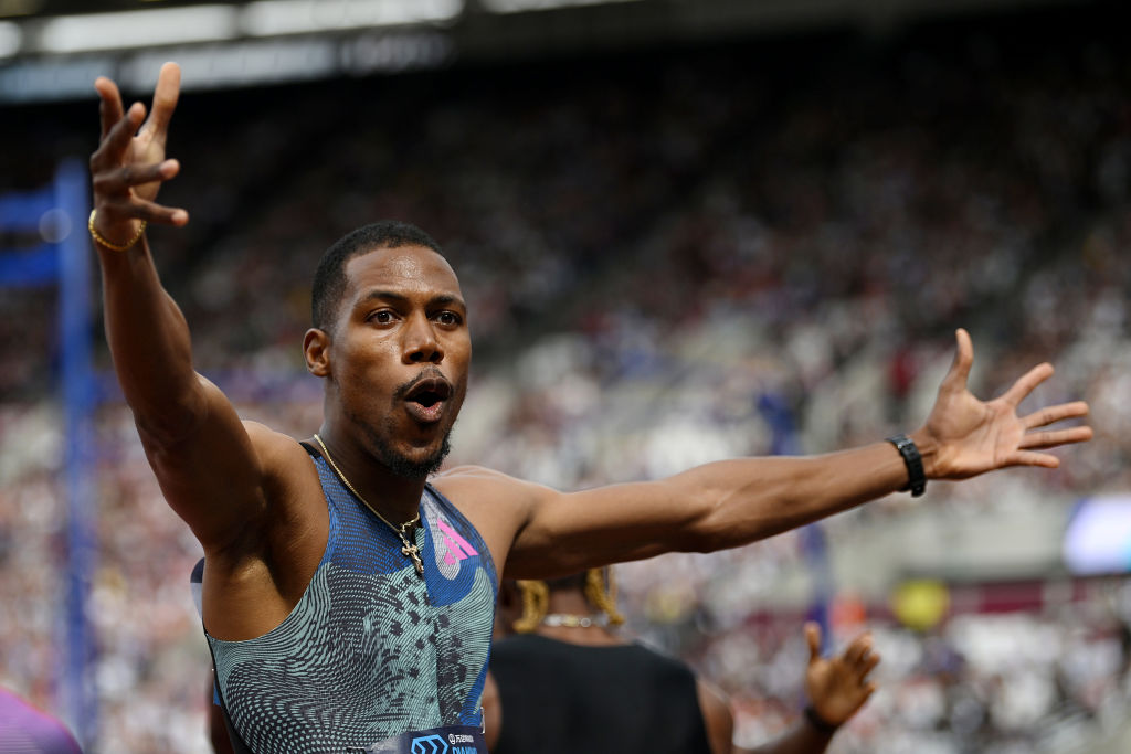 Zharnel Hughes starred at London Stadium yesterday as the Brit set a new national record in the 200m at the Diamond League.