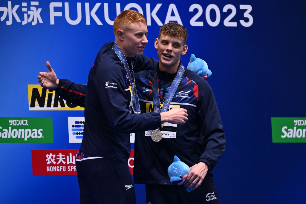 Britain took home a gold and silver in the 200m freestyle yesterday at the World Aquatics Championships in Japan as Matt Richards toppled Olympic champion Tom Dean.