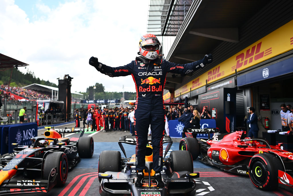 Max Verstappen inched closer to a third consecutive Formula 1 world championship yesterday with a dominant win at the Belgian Grand Prix, despite starting sixth.