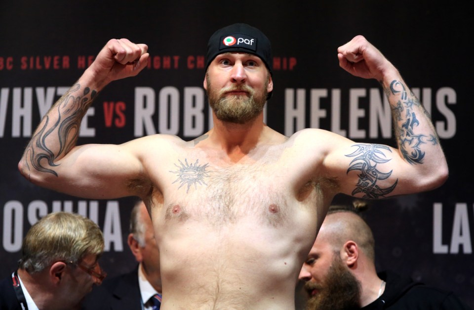 Robert Helenius will step in and fight Anthony Joshua this weekend at the O2 Arena after the British heavyweight’s original opponent Dillian Whyte had “adverse analytical findings” detected in a drugs test.