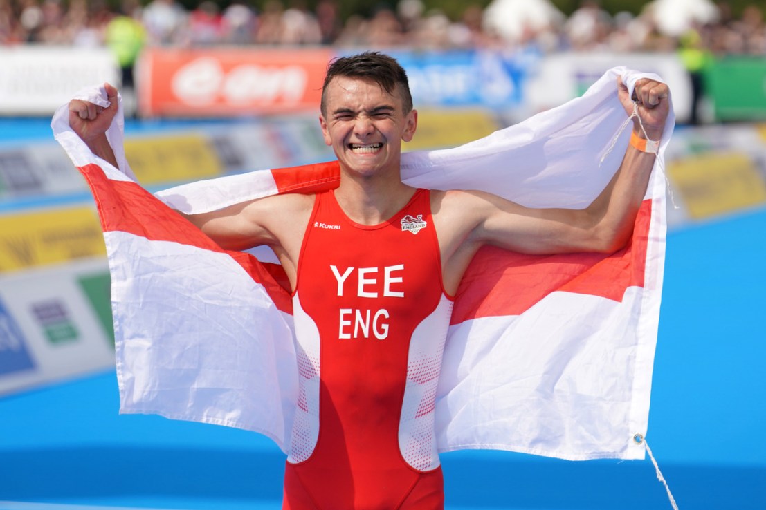 Olympic gold medal winning triathlete Alex Yee has called on broadcasters to make the sport more accessible ahead of the Paris Olympics next year. (PA)