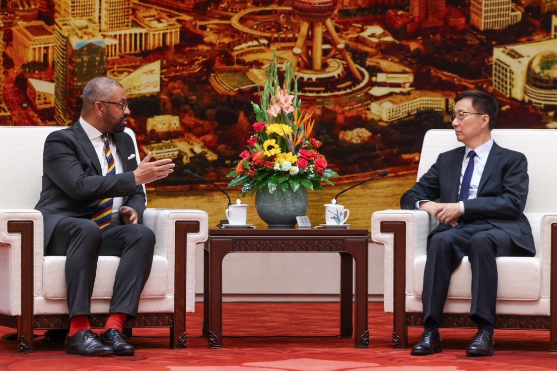Foreign Secretary James Cleverly said that he would not “shy away” from “tough conversations” while in Beijing.