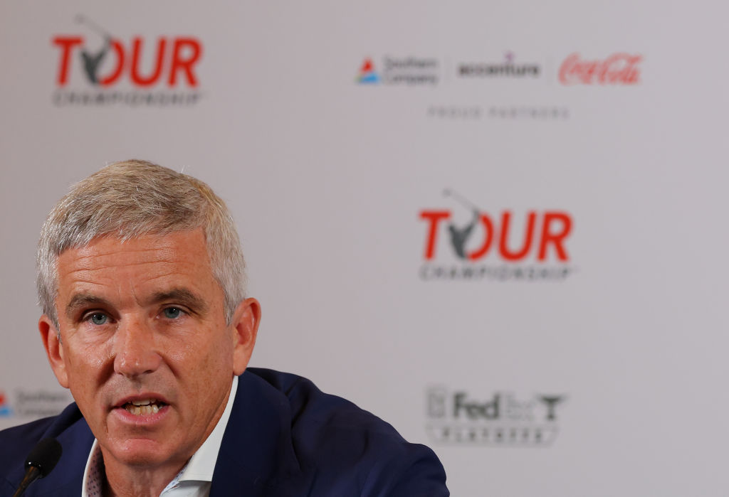 PGA Tour chief Jay Monahan has been criticised for the U-turn over Saudi investment