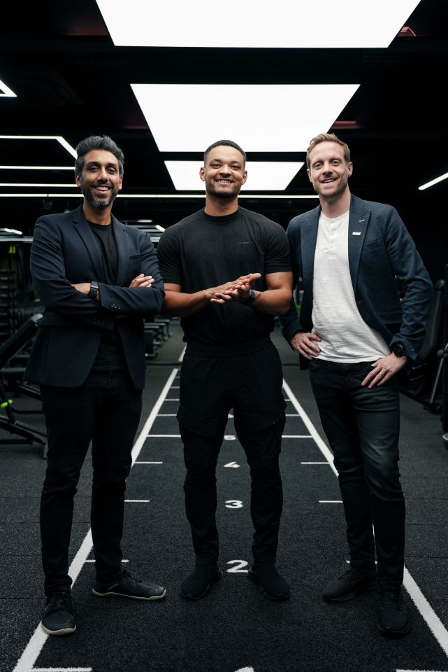 Steven Bartlett joins UNTIL . Here he's pictured with its co-founders, Vishal Amin and Alex Pellew