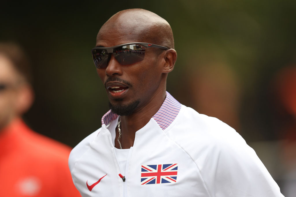British athletics legend Mo Farah finished fourth in his final ever race in London as the former Olympic track champion competed in the Big Half.