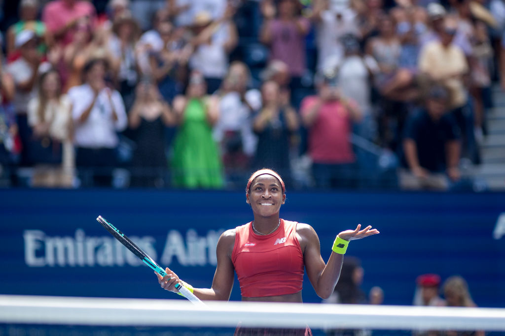 American Coco Gauff demonstrated her US Open Grand Slam winning credentials last night with a spectacular 6-0 6-2 thrashing of Jelena Ostapenko.