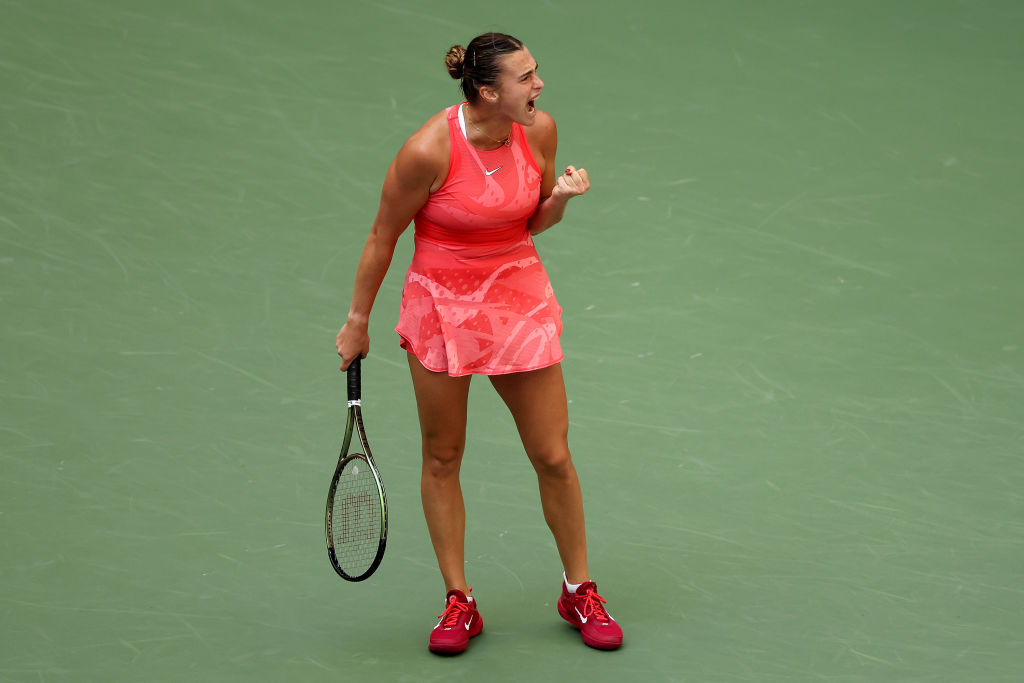 Former Australian Open winner Aryna Sabalenka made it four out of four Grand Slam semi-final appearances this year after the Belarusian toppled Qinwen Zheng yesterday at Flushing Meadows.