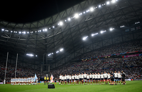 Crowds at the Rugby World Cup between England and Argentina experienced crushes and delays outside the stadium in Marseille