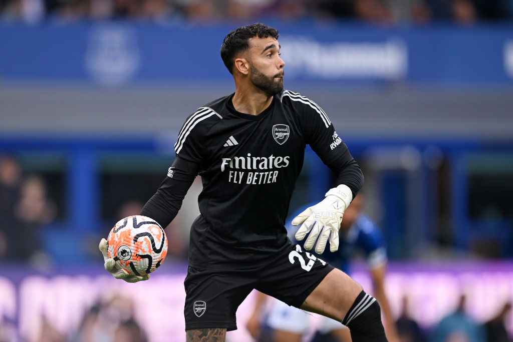 Arteta gave goalkeeper David Raya a debut as Arsenal beat Everton 1-0