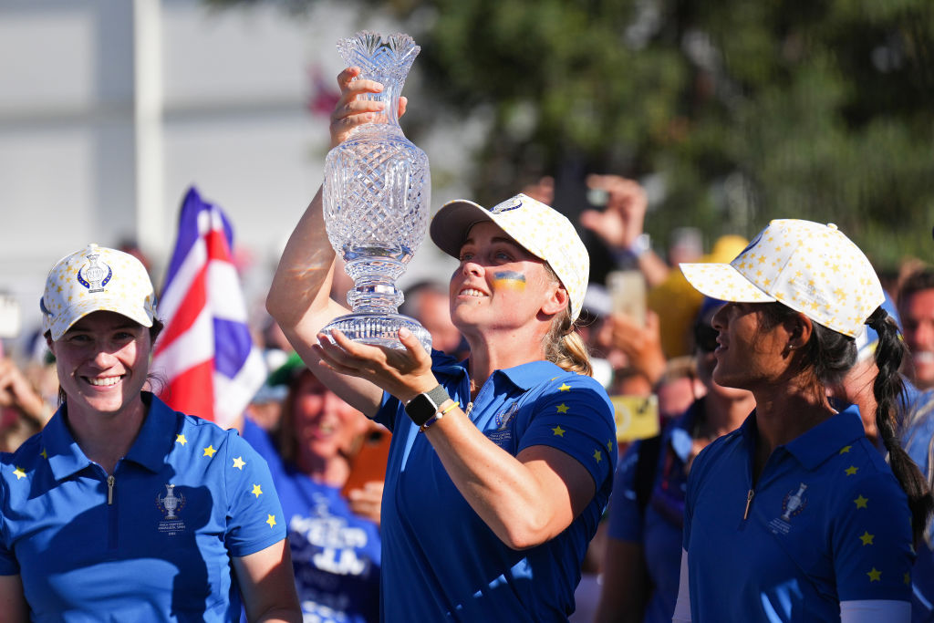 Spanish golfer Carlota Ciganda dedicated her two-foot putt that ensured Team Europe retained the Solheim Cup against the USA on home soil to captain Suzann Pettersen after a thrilling contest at Finca Cortesin.