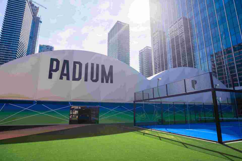 Premium padel club Padium in Canary Wharf opened its doors last week