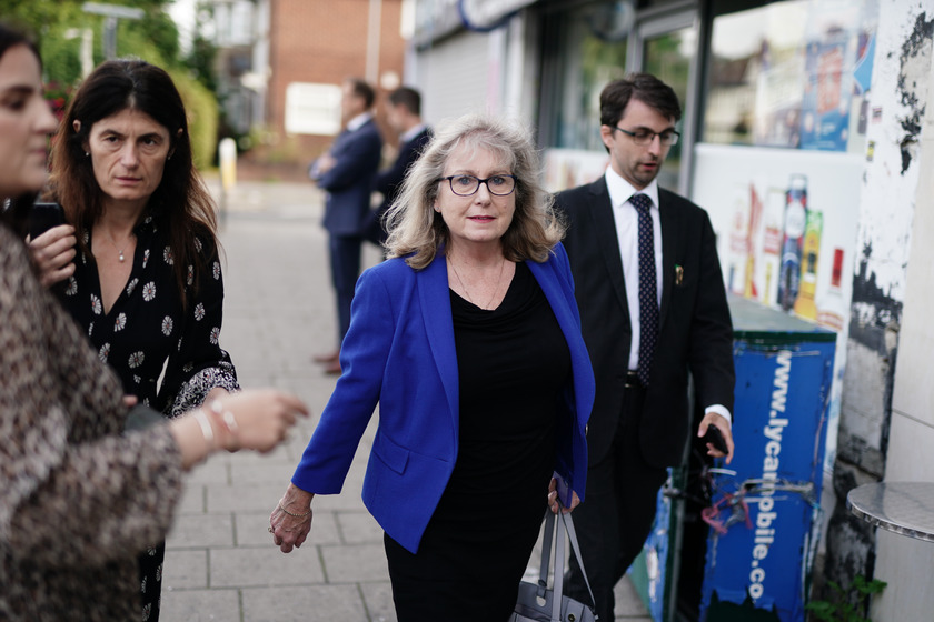 Tory mayoral hopeful Susan Hall has been accused of deploying “dog-whistle” politics in her bid to lead City Hall after claiming Jews are “frightened” under Labour’s Sadiq Khan. Photo: PA