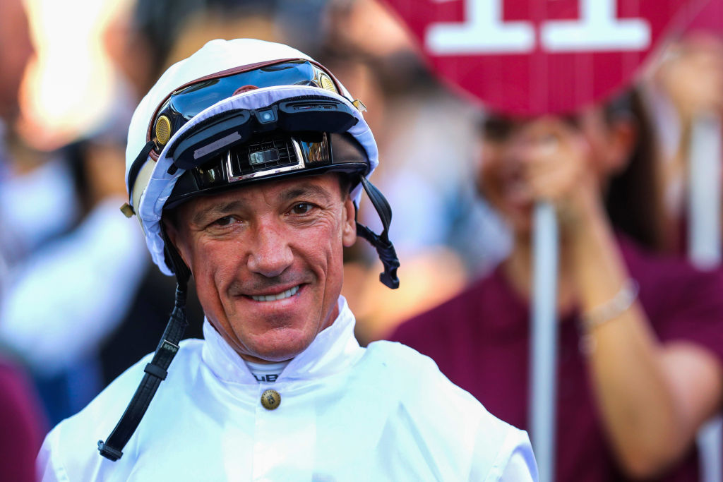 Lanfranco DETTORI during the Qatar Arabian World Cup - Qatar Prix 2023 at Hippodrome de Longchamp on October 1, 2023 in Paris, France. (Photo by Scoop Dyga/Icon Sport via Getty Images)