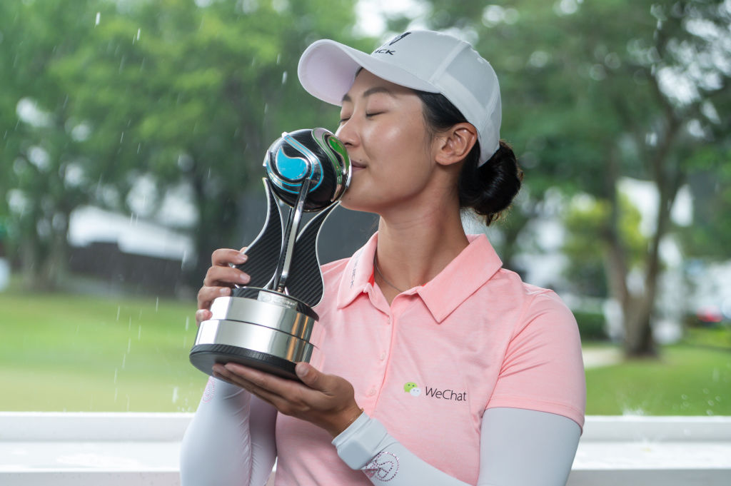 Xiyu Lin overcame Jin Young Ko in a playoff at the Hong Kong Golf Club yesterday after a typhoon caused havoc at the Aramco Team Series event.