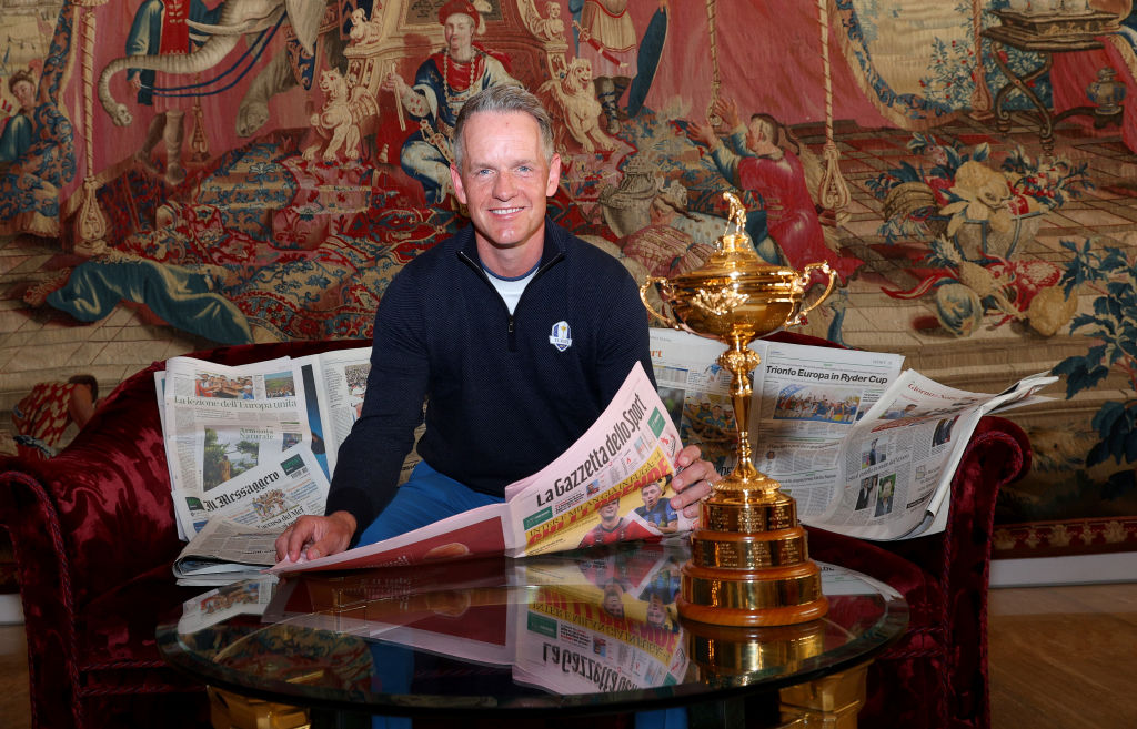 Luke Donald reflected on Europe's Ryder Cup win the morning after the night before