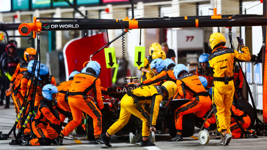 Max Verstappen won his first race since being crowned a three-time world champion on Saturday as McLaren inflicted a huge team standing points shift on rivals Aston Martin in Qatar.