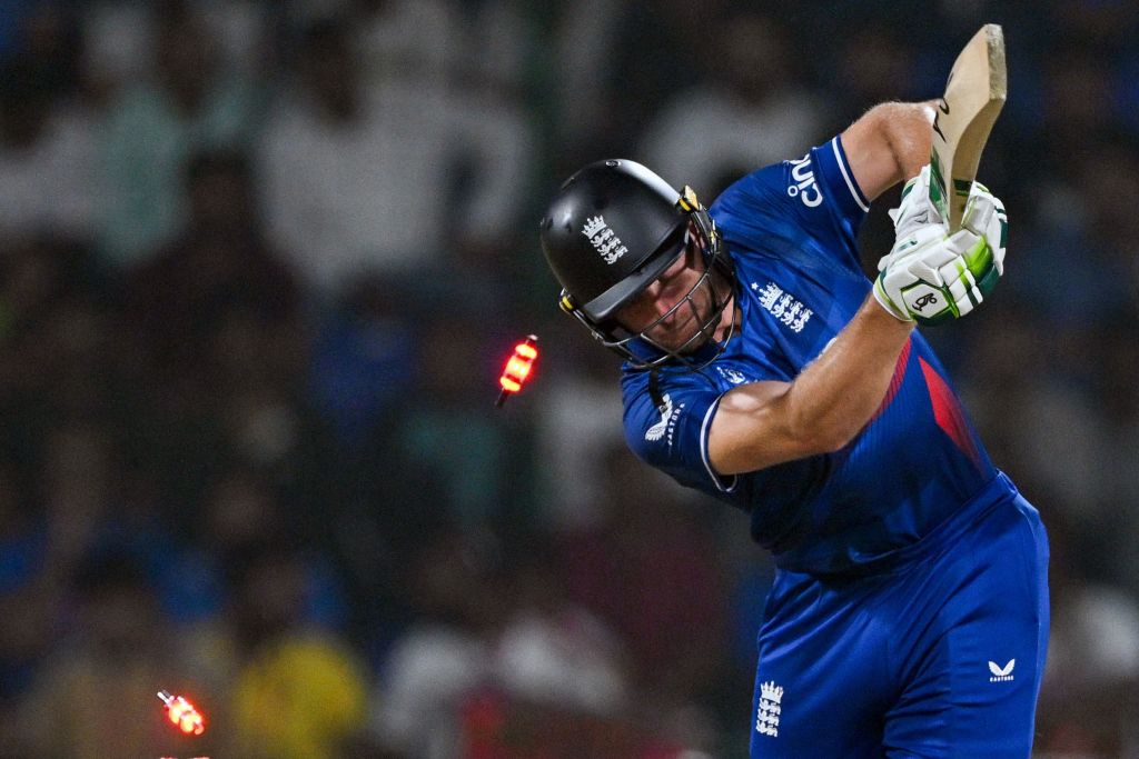 England's Cricket World Cup defence suffered a heavy blow with defeat to Afghanistan