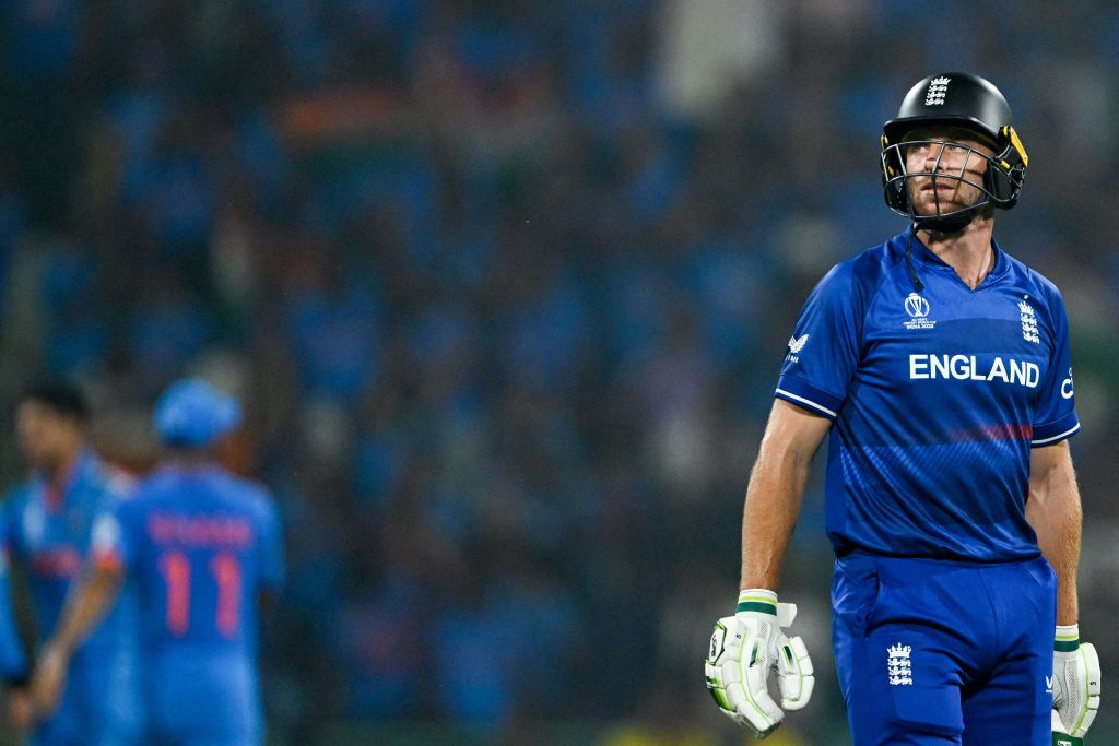 England captain Jos Buttler lamented the “same old story” as his side fell to a 100-run defeat at the hands of India to leave them bottom of the One-Day Cricket World Cup table.