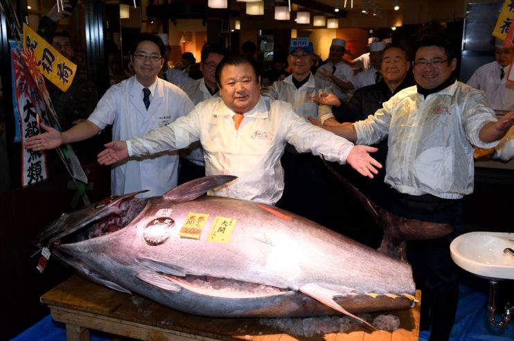 US authorities will buy Japanese fish for its military based in the country in a shot across the bows at China