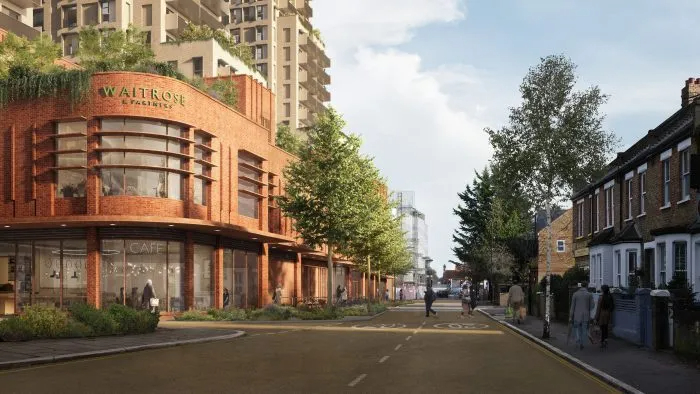 Local residents have objected to John Lewis's plans to build a tower above a Waitrose in Ealing, west London
