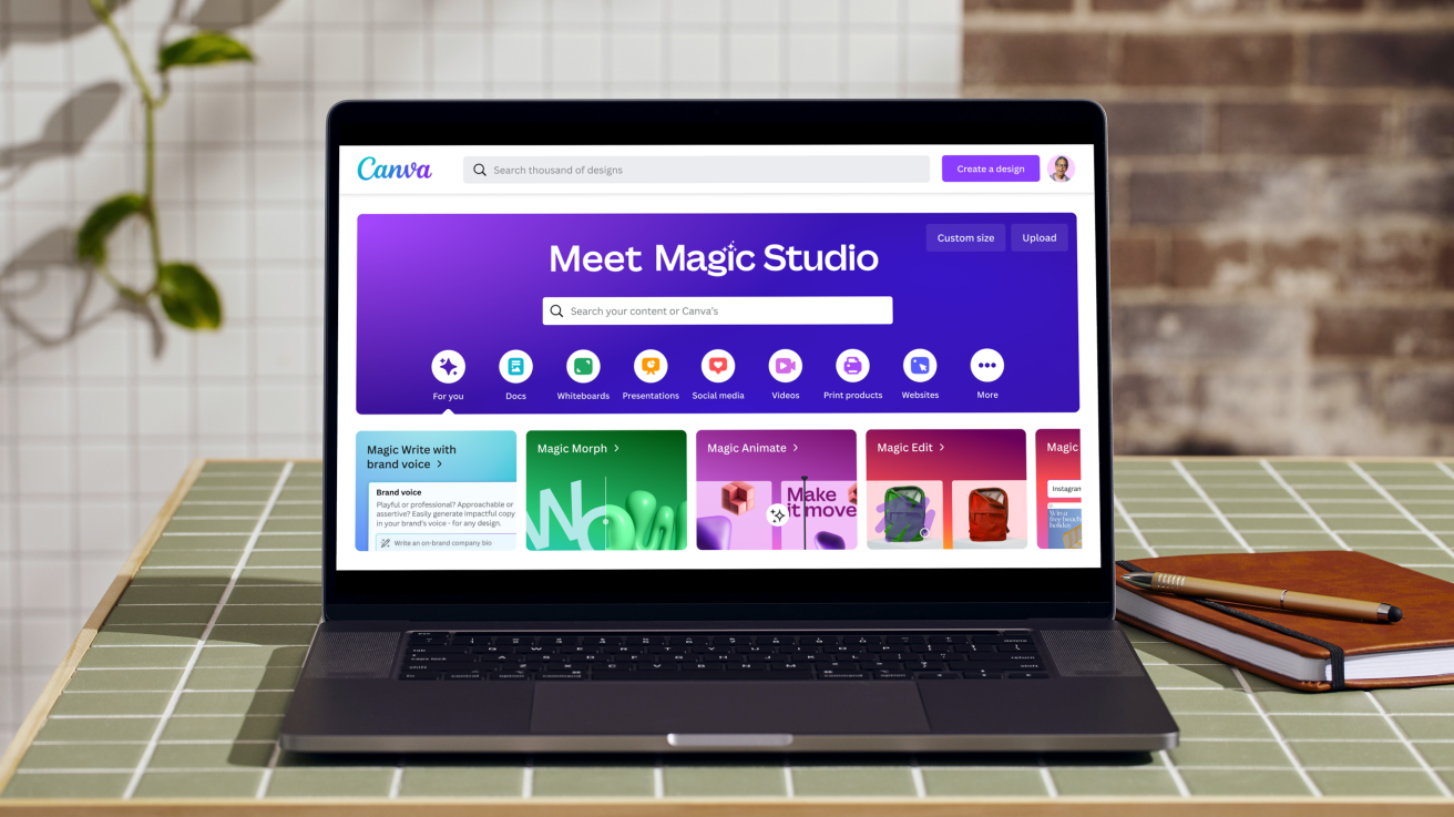 Canva's latest AI offering, Magic Studio, caters for corporate behemoths such as Zoom, Salesforce and FedEx