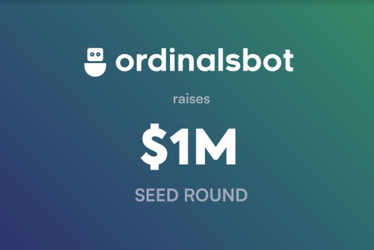 OrdinalsBot confirmed today that it had successfully raised more than $1 million in seed funding.