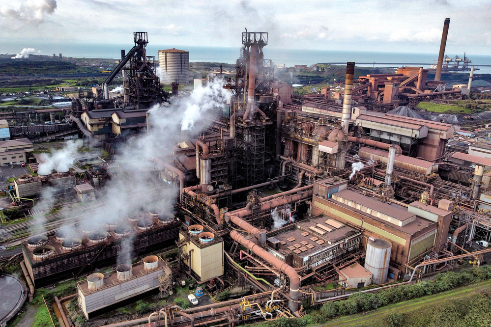 Up to 3,000 steelworkers at Tata Steel’s Port Talbot plant have been granted a temporary reprieve after an expected announcement on job cuts has apparently been pulled. Photo: PA
