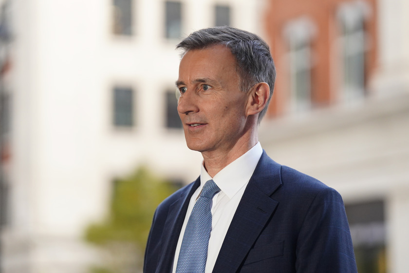 Jeremy Hunt has hinted that the Autumn Statement may contain tax cutting measures for firms in a bid to fire up the UK’s growth by “backing British businesses”. Photo: PA