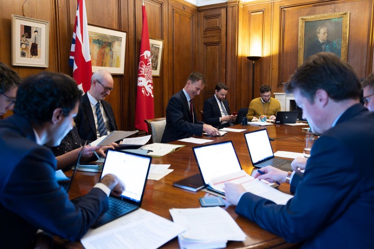 Chancellor Jeremy Hunt prepares for the Autumn Statement 2023. Picture by Kirsty O'Connor/HM Treasury