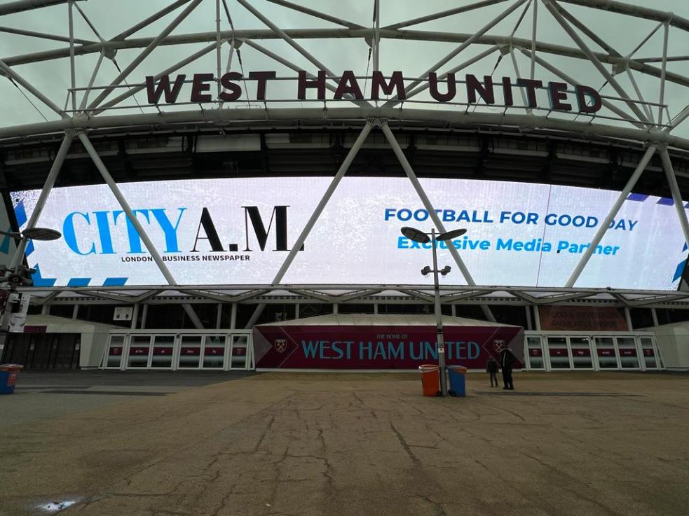City A.M. this weekend teamed up with the Street Soccer Foundation's latest project at West Ham United's London Stadium to help change lives through the power of the beautiful game.