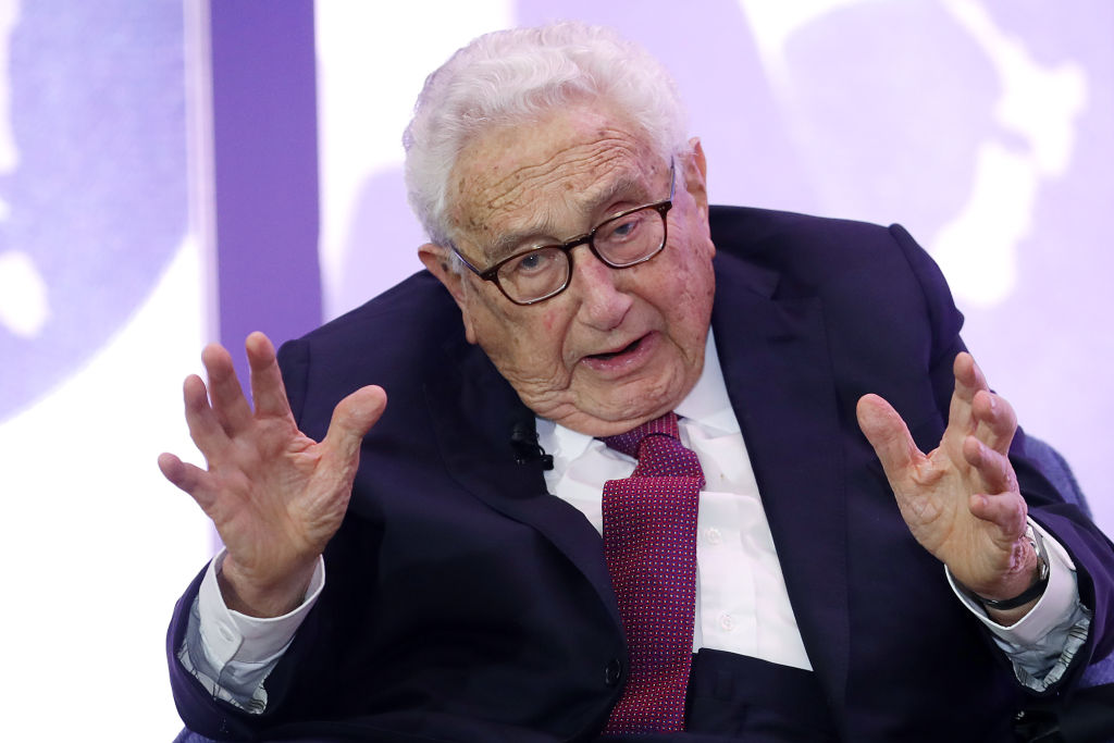 Henry Kissinger, the US secretary of state who dominated foreign policy under presidents Richard Nixon and Gerald Ford, has died aged 100. (Photo by Chip Somodevilla/Getty Images)